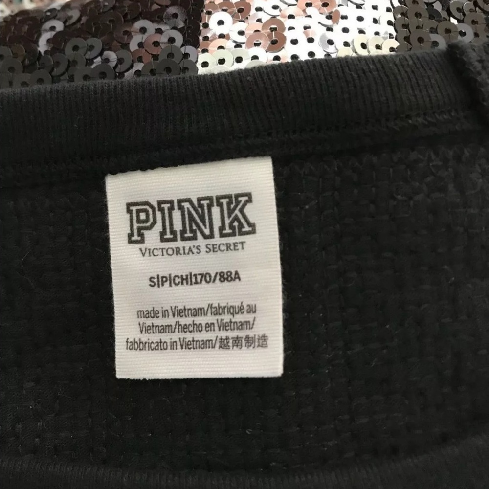 VS Pink Fashion Show 2018 Bling Choker Campus Tee - Picture 6 of 7